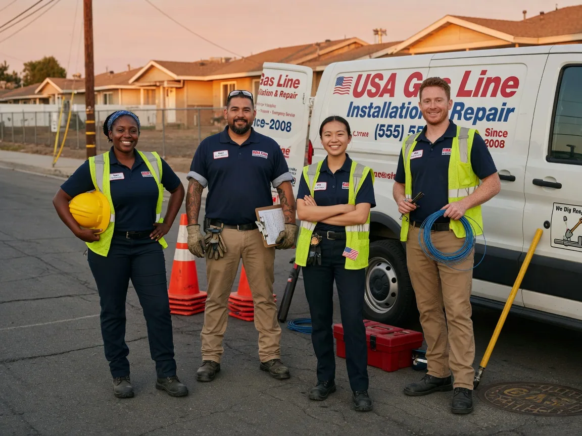 Gas Line Installation company in Hidalgo, IL